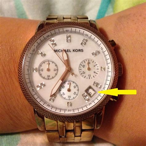 michael kors fake vs real watch